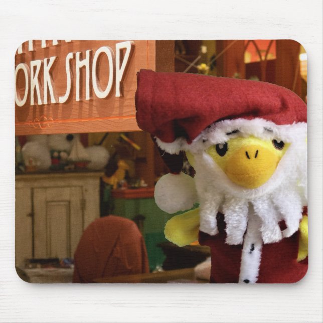 Danny Duck Santa - Christmas Adventure Mouse Pad (Front)