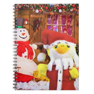 Danny Duck Santa - Christmas Adventure Notebook