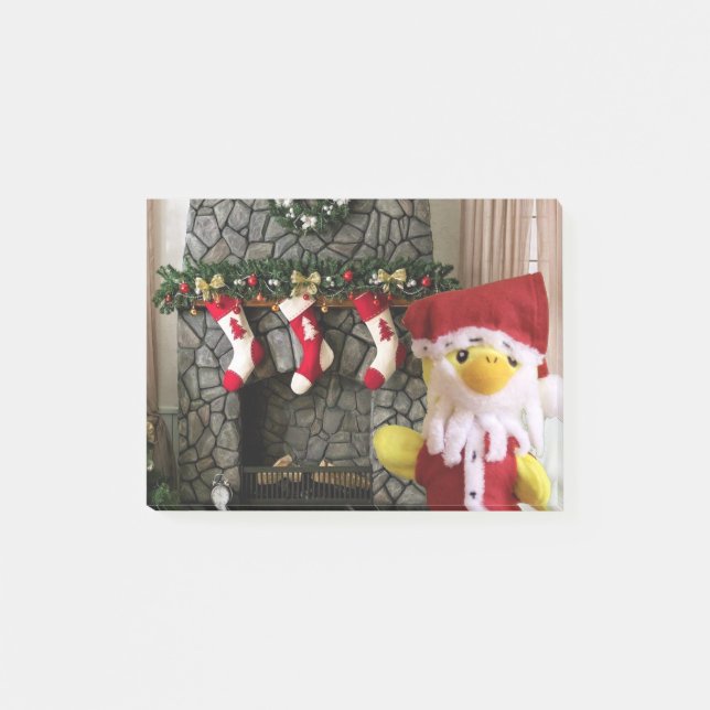Danny Duck Santa - Christmas Adventure Post-it Notes (Front)
