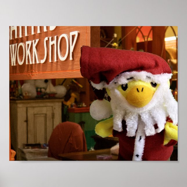 Danny Duck Santa.  Poster (Front)