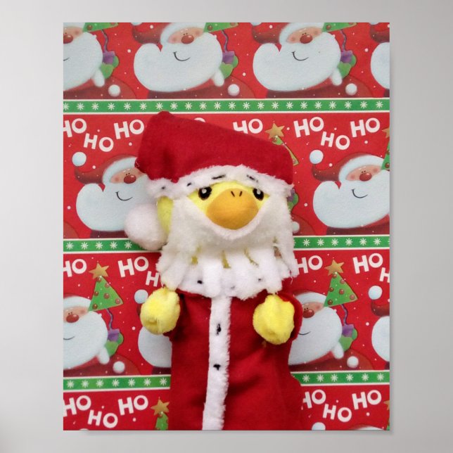 Danny Duck Santa Poster (Front)