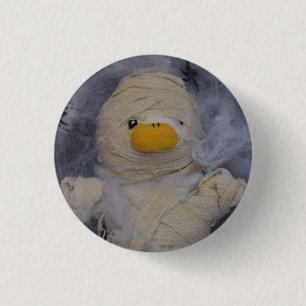 Danny Duck the Mummy 3 Cm Round Badge