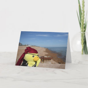 Danny Duck the Pirate Birthday card