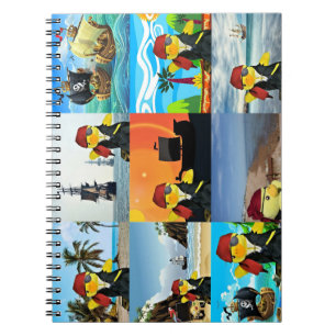 Danny Duck the Pirate Collage Notebook