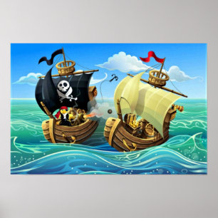 Danny Duck the Pirate. Poster