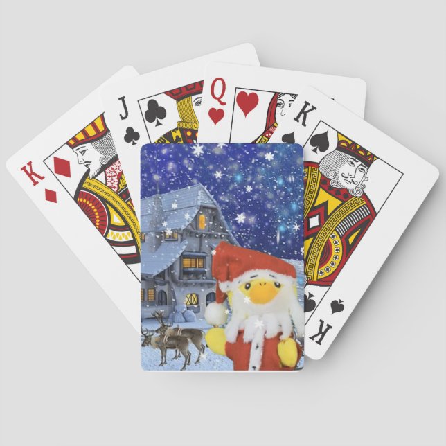 Danny Duck visits the North Pole Playing Cards (Back)
