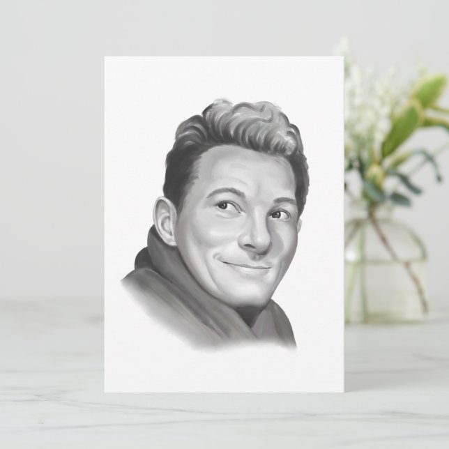 Danny Kaye Holiday Card (Standing Front)