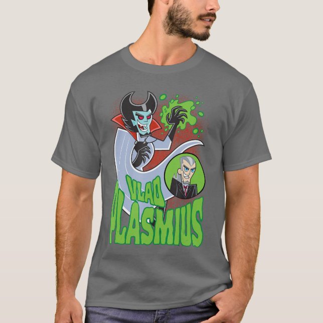 Danny Phantom Vlad Plasmius Retro Cartoon funny T-Shirt (Front)