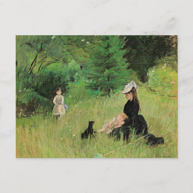 Dans le Parc by Berthe Morisot Postcard (Front)
