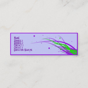 Dans les vent mini business card
