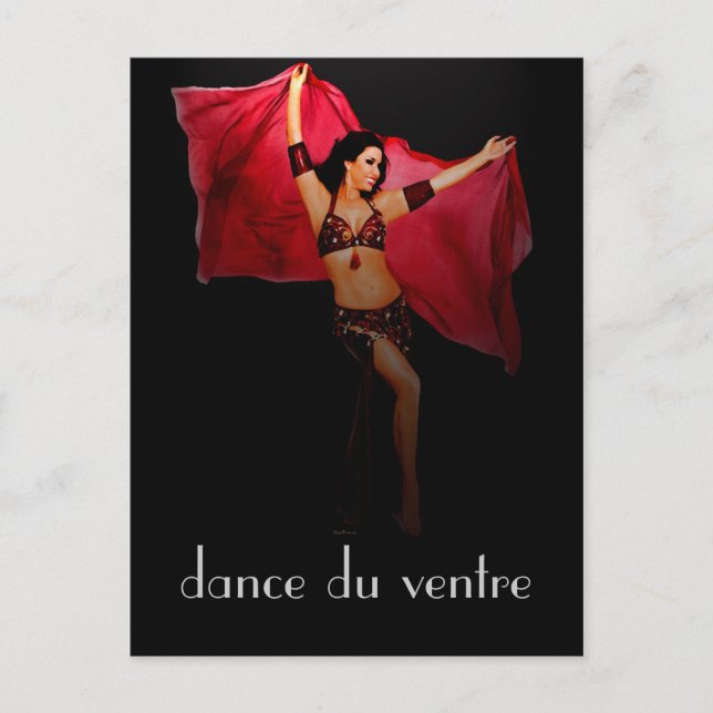 danse du ventre Postcard (Front)