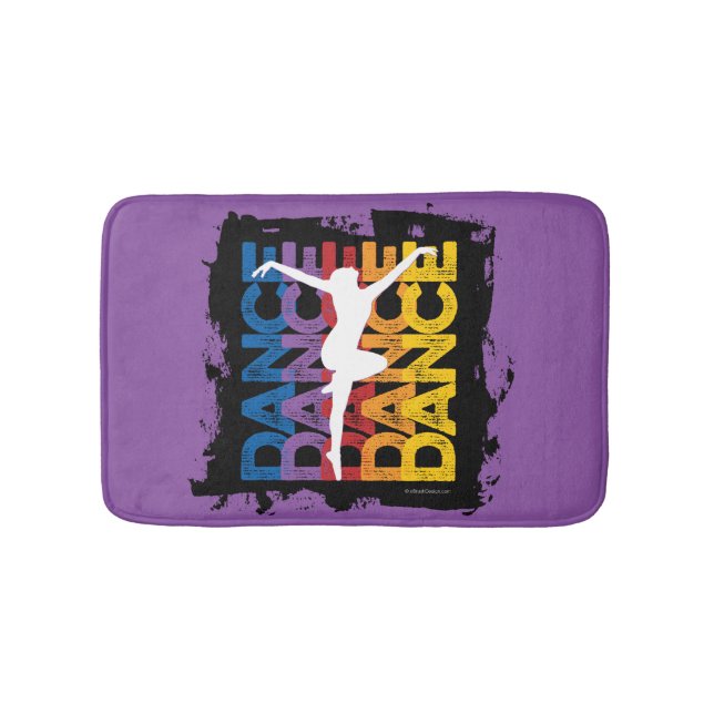 Danse et Lettres (Dance) Bath Mat (Front)