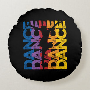 Danse et Lettres (Dance) Round Pillow