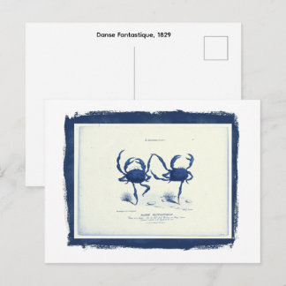 Danse Fantastique, 1829 in Black Frame (remix Postcard