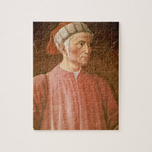 Dante Alighieri (1265-1321) detail of his bust, fr Jigsaw Puzzle