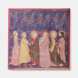 Dante and Beatrice with the Saints of Paradise Magnet