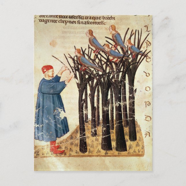 Dante and the Souls Transformed into Birds Postcard (Front)