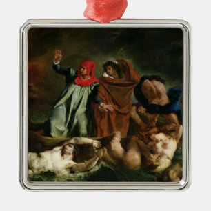 Dante and Virgil in the Underworld, 1822 Metal Tree Decoration
