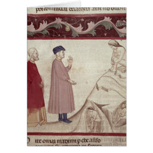 Dante and Virgil meet the souls imprisoned