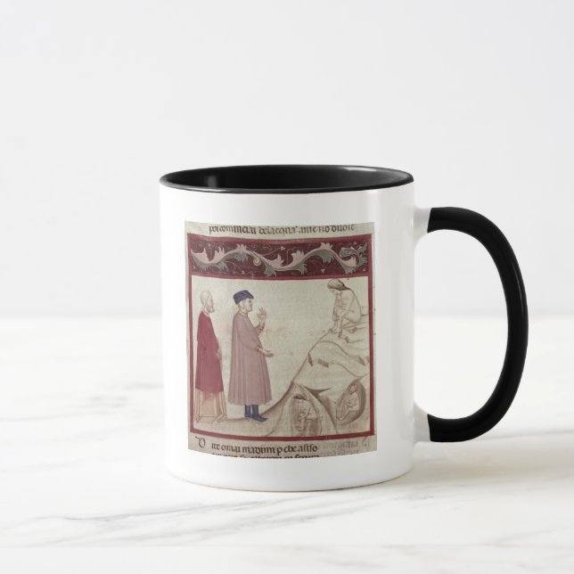 Dante and Virgil  meet the souls imprisoned Mug (Right)