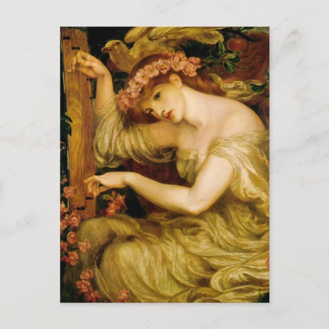 Dante Gabriel Rossetti- A Sea Spell Postcard (Front)
