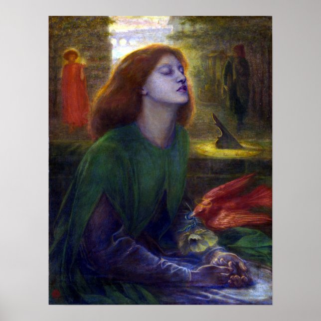 Dante Gabriel Rossetti Beata Beatrix Poster (Front)