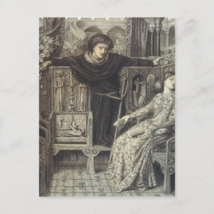 Dante Gabriel Rossetti: Hamlet and Ophelia Postcard
