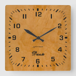 Dante Square Wall Clock