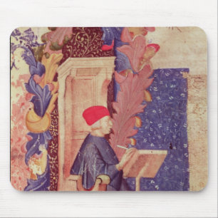 Dante writing 'The Divine Comedy' Mouse Pad