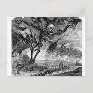 Dante's Death in the Sky postcard