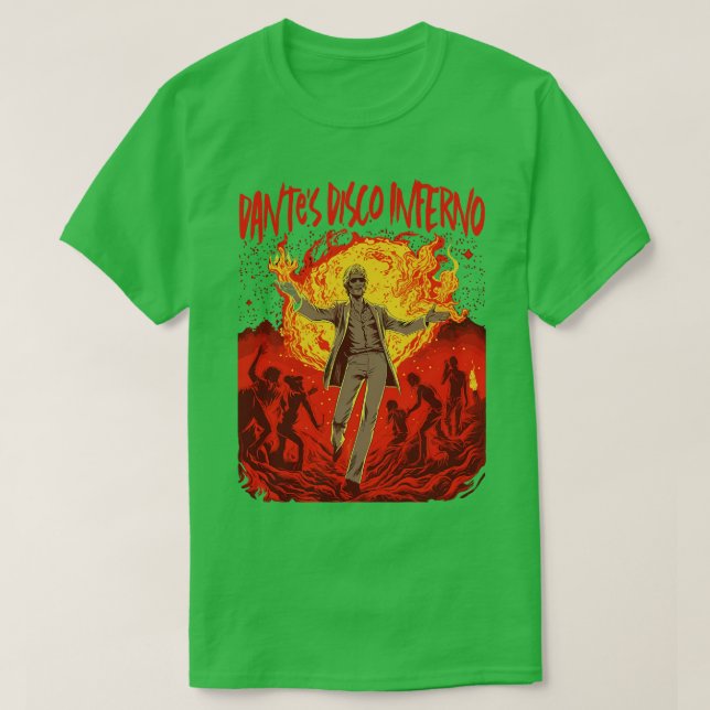 Dantes Disco Inferno T-Shirt (Design Front)