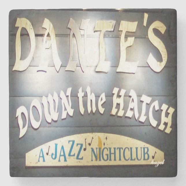 Dante's Down The Hatch, Dante's Atlanta, Dante's Stone Coaster (Front)