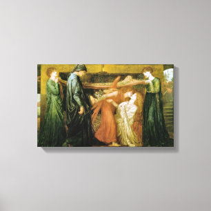 Dante's Dream at the Time of the Death of Beatrice Canvas Print