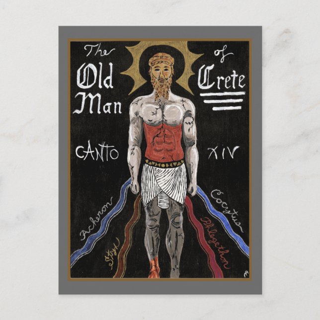 Dante's Inferno, Canto XIV Postcard (Front)