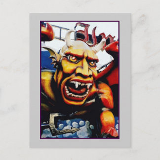 Dante's Inferno Devil (Coney Island, NY) postcard
