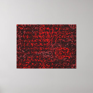 Dante's Inferno Oil Abstract Canvas Print
