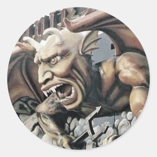 Dante's Inferno Spookhouse Demon Stickers (Front)