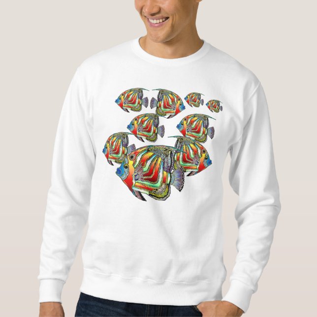 Dantes Sea Angelfish Sweatshirt (Front)