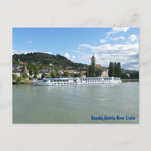 Danube, Austria River Cruise Postcard (Front)