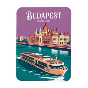 Danube River Hungary Magnet