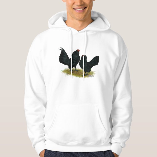 D'Anvers Black Bantams Hoodie (Front)