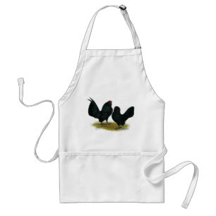 D'Anvers Black Bantams Standard Apron