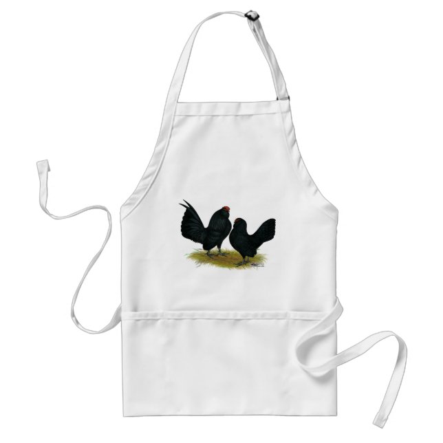 D'Anvers Black Bantams Standard Apron (Front)