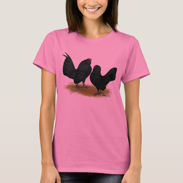 D'Anvers Black Bantams T-Shirt (Front)