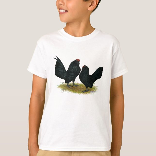 D'Anvers Black Bantams T-Shirt (Front)