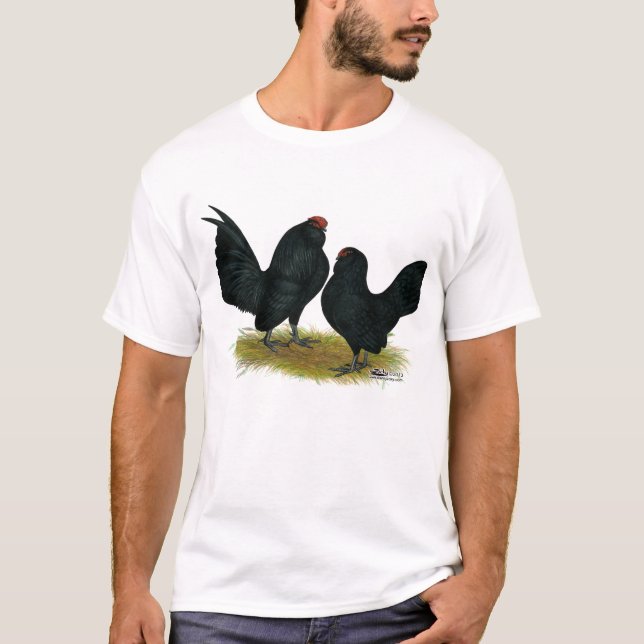 D'Anvers Black Bantams T-Shirt (Front)