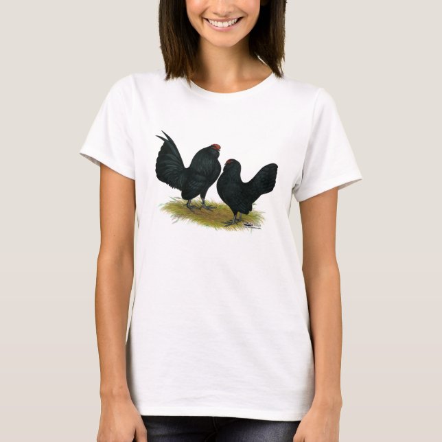 D'Anvers Black Bantams T-Shirt (Front)