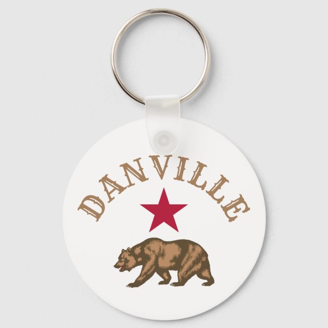 Danville, California Keychain (Front)