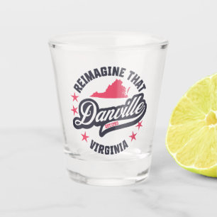 Danville, Virginia Shot Glass