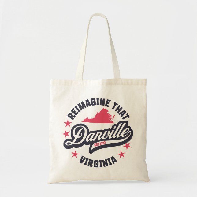 Danville, Virginia  Tote Bag (Front)